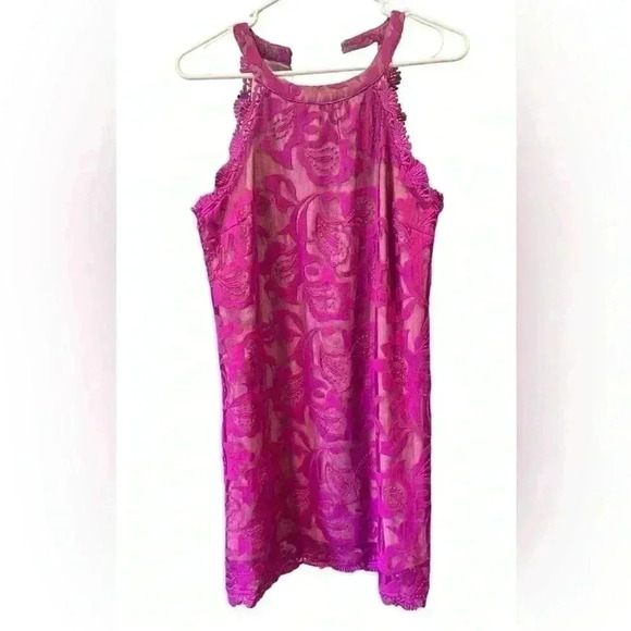 Skies are Blue scallop Edge Sparkling Violet Dress (NWT) - Picture 3 of 6